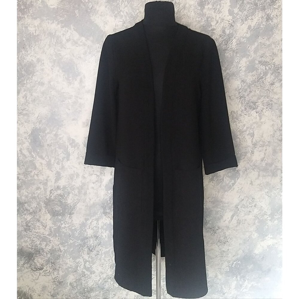 Forever 21 Black Open Front Cardigan Size S